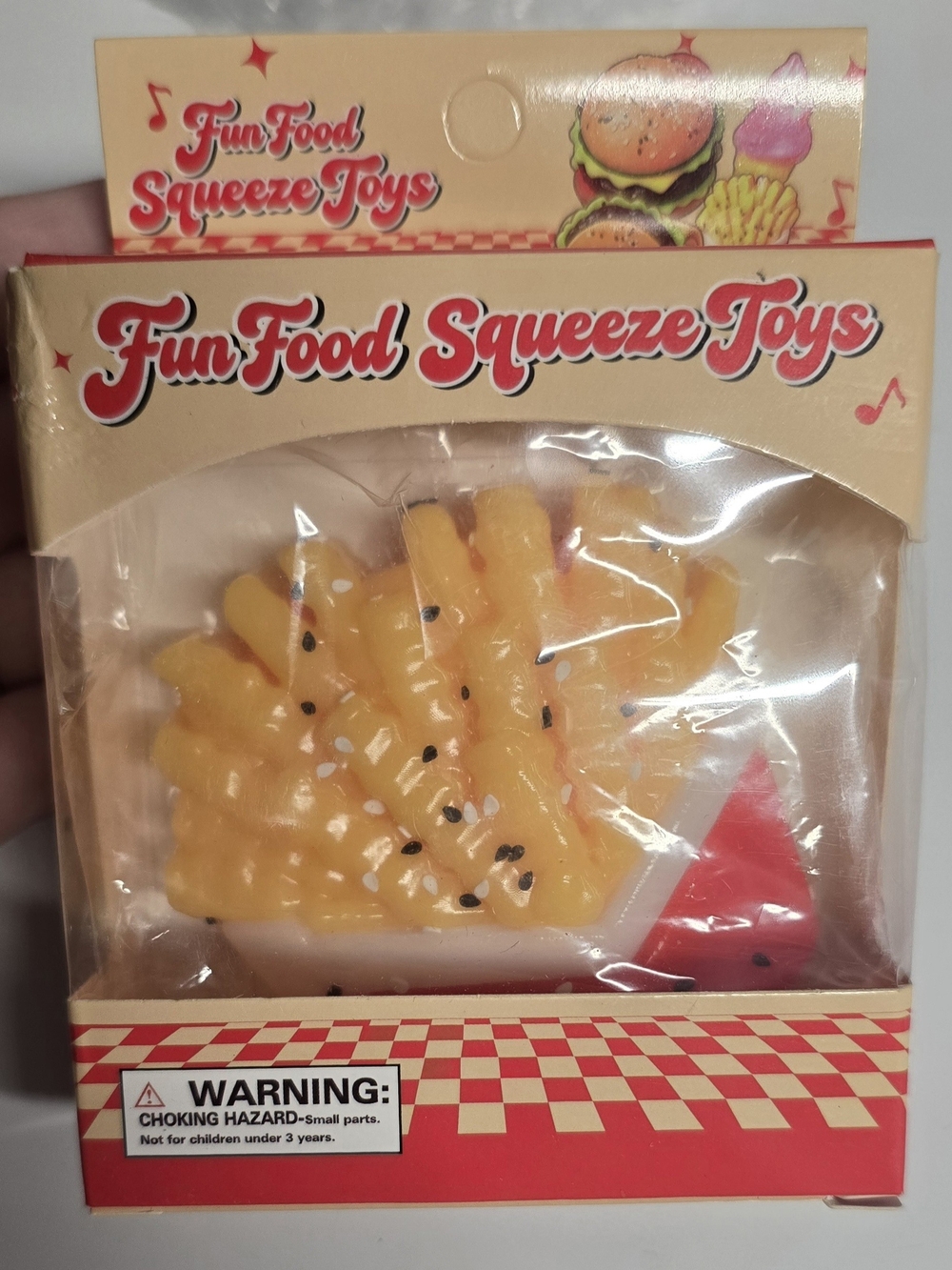 French Fries Small Taba Squishy Toy